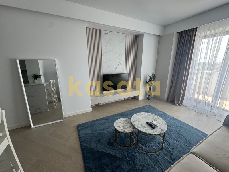 Cortina North Pipera, chirie apartament 2 camere, premium, living.