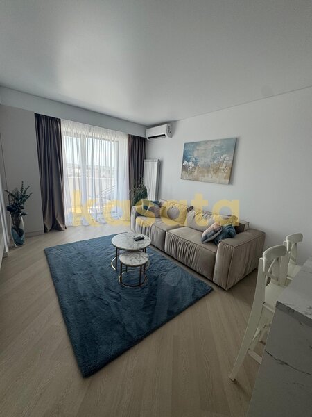 Cortina North Pipera, chirie apartament 2 camere, premium, living.
